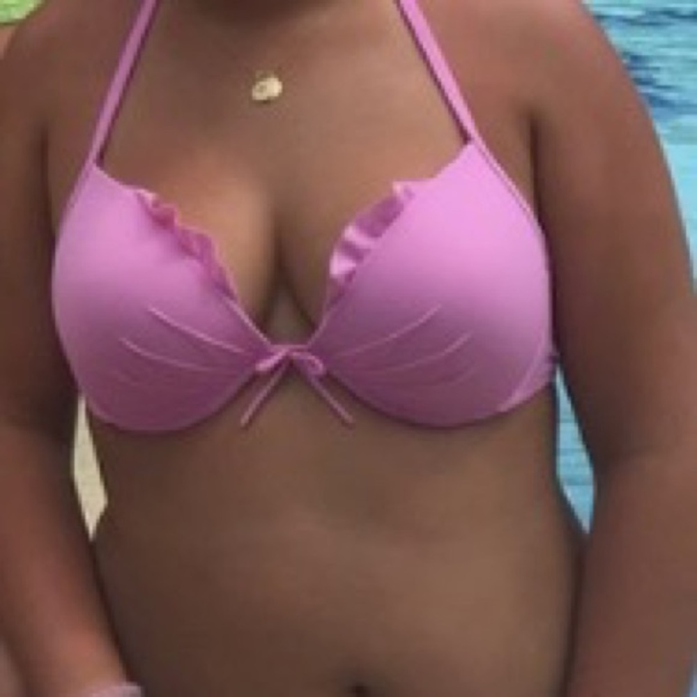 💜victoria secret purple push up bikini top💜